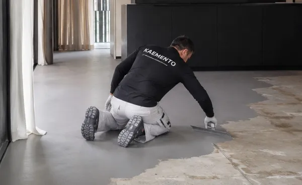 Aplicación sobre piso